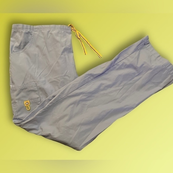 Wonderwink Drawstring Cargo Scrub Pants- 2X TALL - Picture 2 of 4